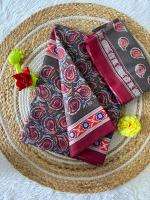 Lakhani ajarakh cotton wholesale saree market in ahmedabad near me