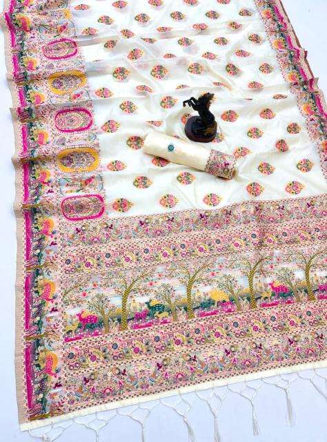 Malhar pashmina-vol-7 Wedding sarees wholesale market in Mumbai