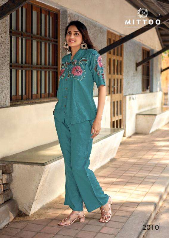 Mittoo daizy vol 2 coord set wholesale kurti market in surat with price online shopping