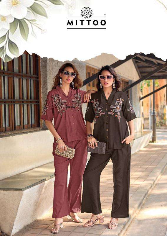 Mittoo daizy vol 2 coord set wholesale kurti market in surat with price online shopping