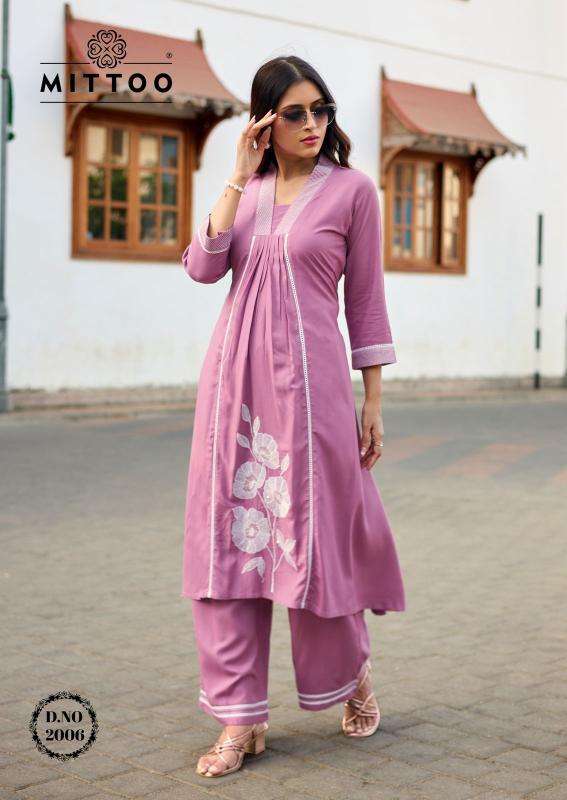 Mittoo ibadat coord set wholesale cotton kurti market in ahmedabad