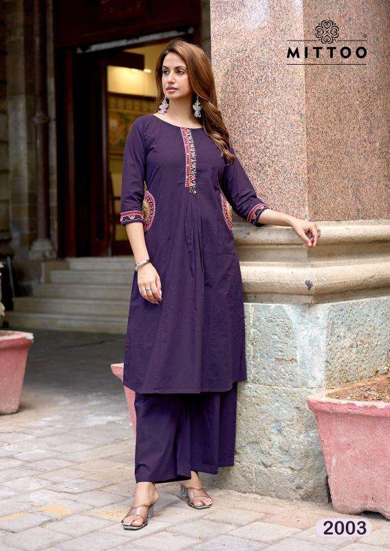 Mittoo vanyaa coord set wholesale indian kurti suppliers