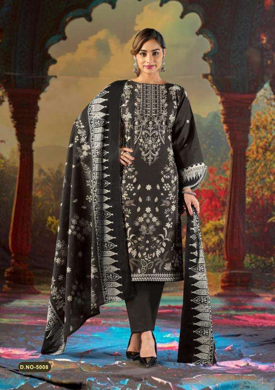 Mizaj jazmin vol-5 wholesale market in ahmedabad for dress materials