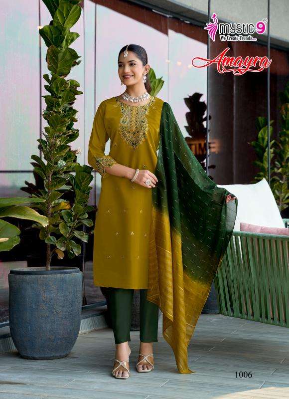 Mystic9 amayra vol 1 cheapest wholesale kurti market in india
