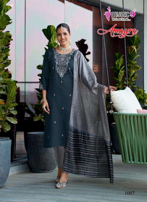 Mystic9 amayra vol 1 cheapest wholesale kurti market in india