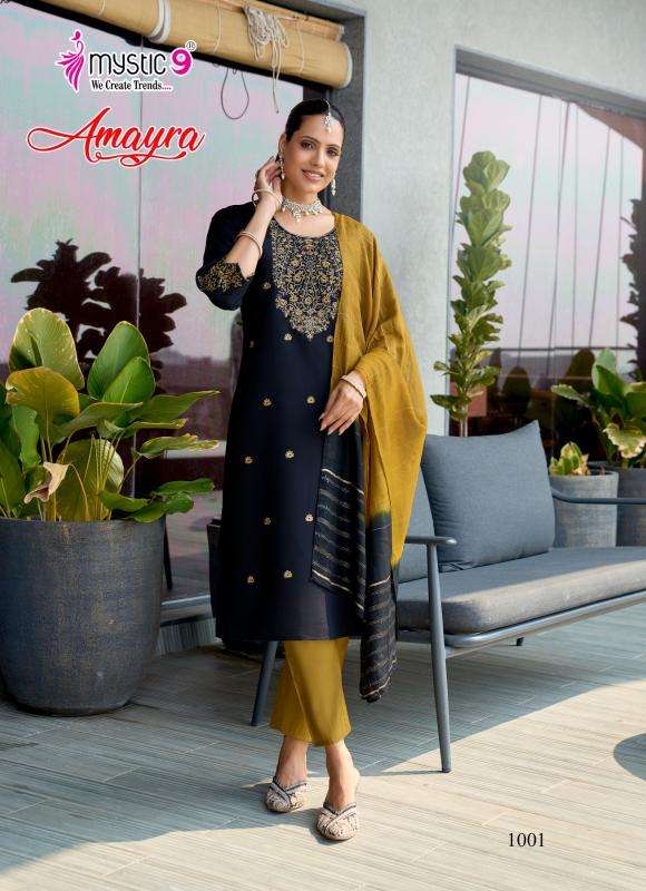 Mystic9 amayra vol 1 cheapest wholesale kurti market in india