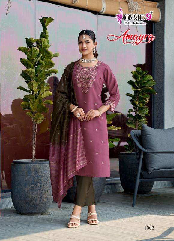 Mystic9 amayra vol 1 cheapest wholesale kurti market in india