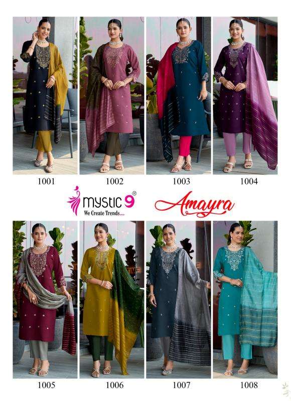 Mystic9 amayra vol 1 cheapest wholesale kurti market in india