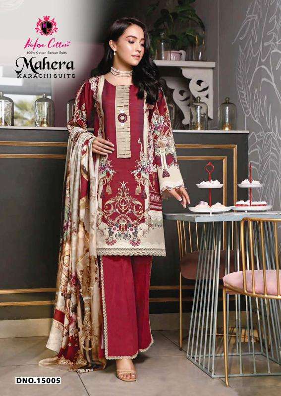 Nafisa mahera vol-15 wholesale dress material in pune online