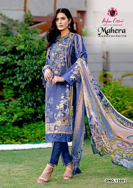 Nafisa mahera vol-15 wholesale dress material in pune online