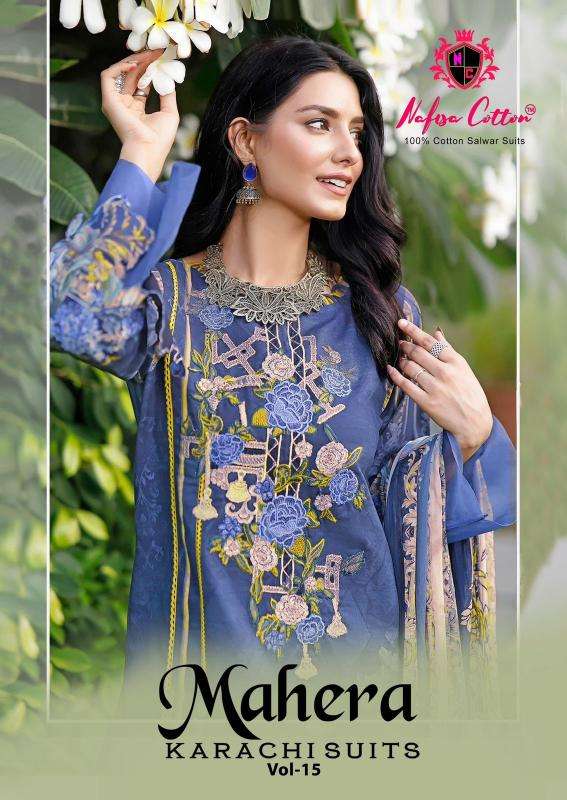 Nafisa mahera vol-15 wholesale dress material in pune online