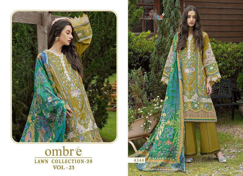 Ombre lawn collection 26 vol 23 salwar kameez wholesale market in mumbai