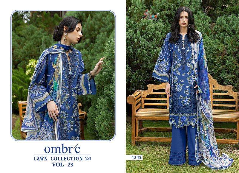 Ombre lawn collection 26 vol 23 salwar kameez wholesale market in mumbai