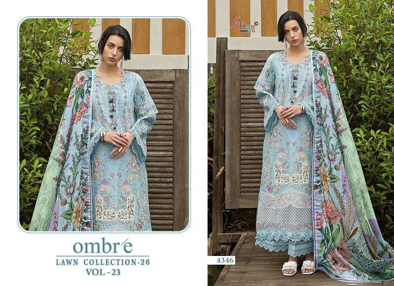 Ombre lawn collection 26 vol 23 salwar kameez wholesale market in mumbai