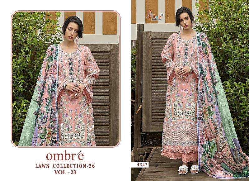Ombre lawn collection 26 vol 23 salwar kameez wholesale market in mumbai