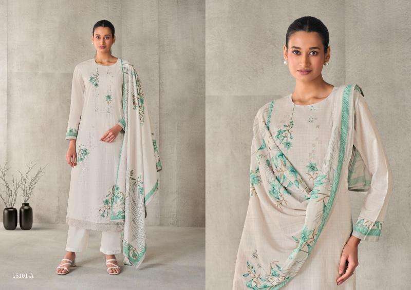 Omtex ivaanya cotton dress material wholesale in ahmedabad