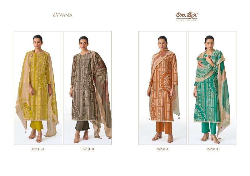 Omtex zyvana wholesale dress material in kolkata