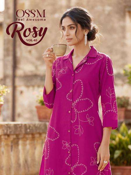 Ossm rosy vol 3 coord set short kurti wholesale market in pune
