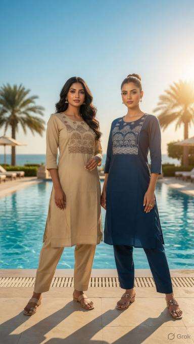 Ossm style 1215 coord set readymade kurti wholesale market in surat