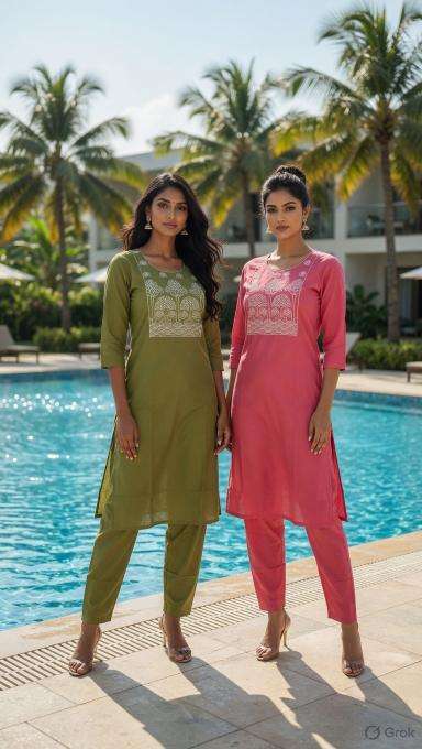 Ossm style 1215 coord set wholesale kurti market in surat with price online shopping
