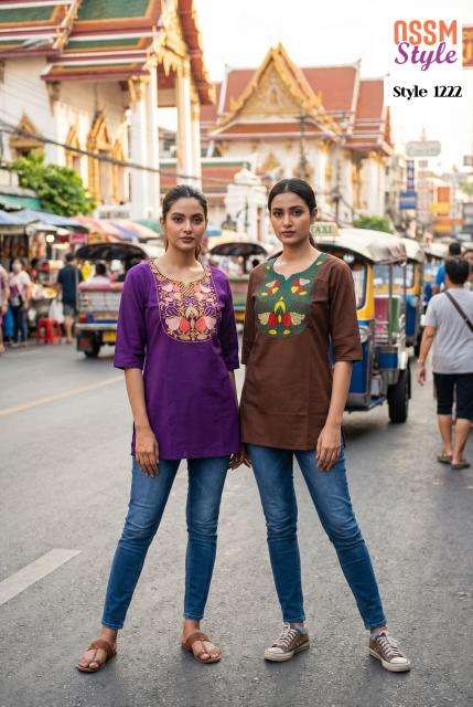Ossm style 1222 wholesale kurti market in pune near me