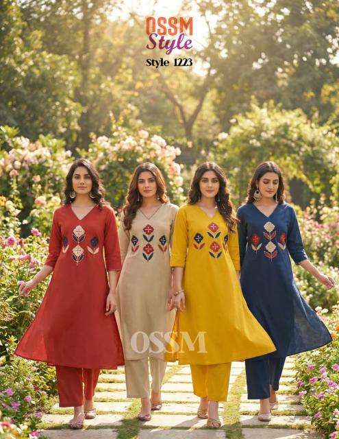 Ossm style 1223 coord set ladies kurti wholesale market in india