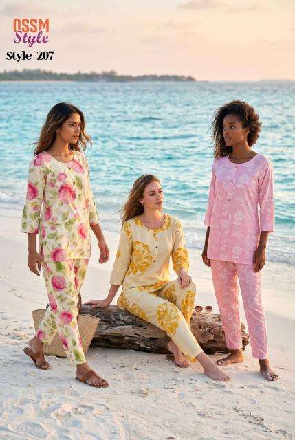 Ossm style 207 coord set best wholesale kurti market in mumbai for ladies