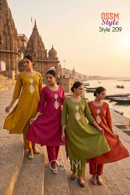 Ossm style 209 coord set wholesale indian kurti suppliers