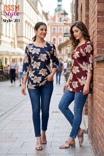 Ossm style 213 best wholesale kurti market in surat with price