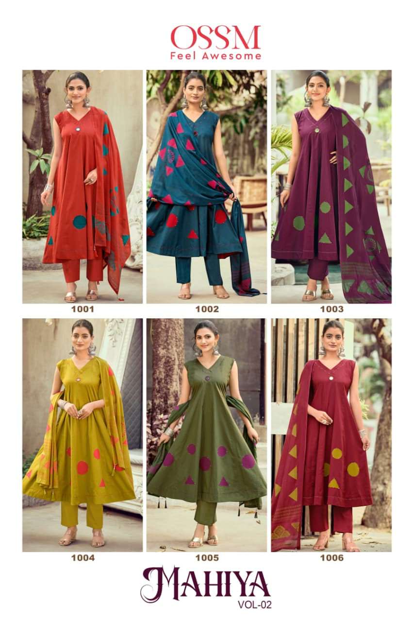 Ossm Style Mahiya Vol 2 Ladies kurti wholesalers in Surat