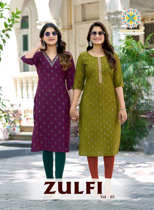 Passion tree zulfi vol 2 best wholesale kurti market in surat