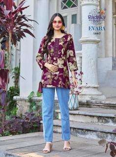 Radhika lifestyle evara vol 1 Kurti wholesale market in West Bengal