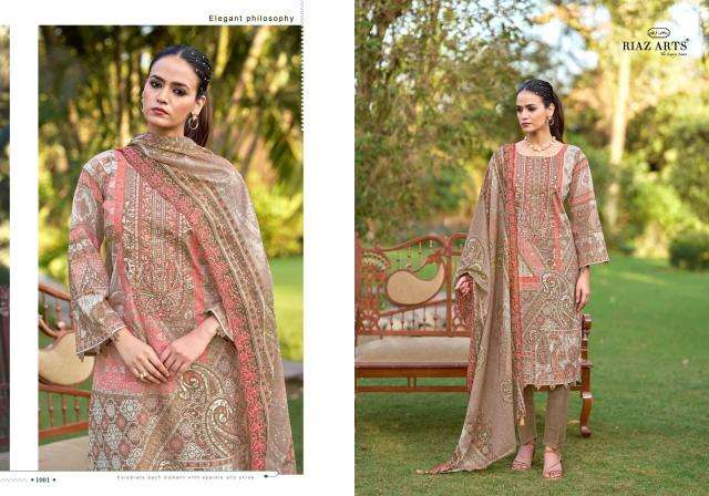 Riaz arts bin saeed farmaish 2 wholesale dress in surat with price