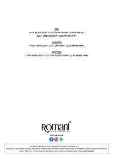 Romani mahira vol 9 surat market dress material