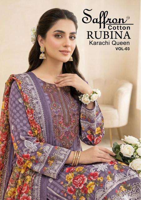 Saffron rubina vol-3 wholesale dresses made in india