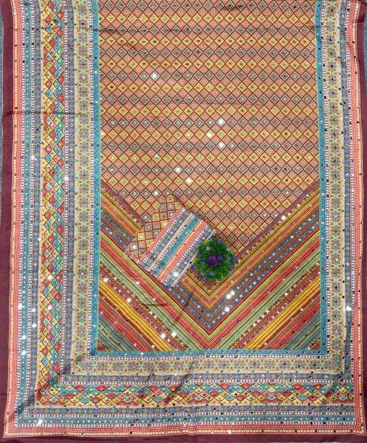 Sandhya mirror handwork wholesale saree market in delhi chandni chowk with price