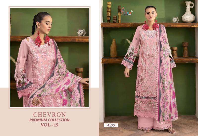 Shree fabs chevron premium collection v-15 Wholesale salwar suits in Mumbai