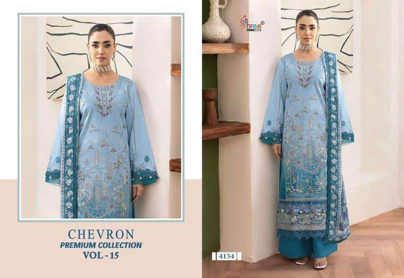 Shree fabs chevron premium collection v-15 Wholesale salwar suits in Mumbai