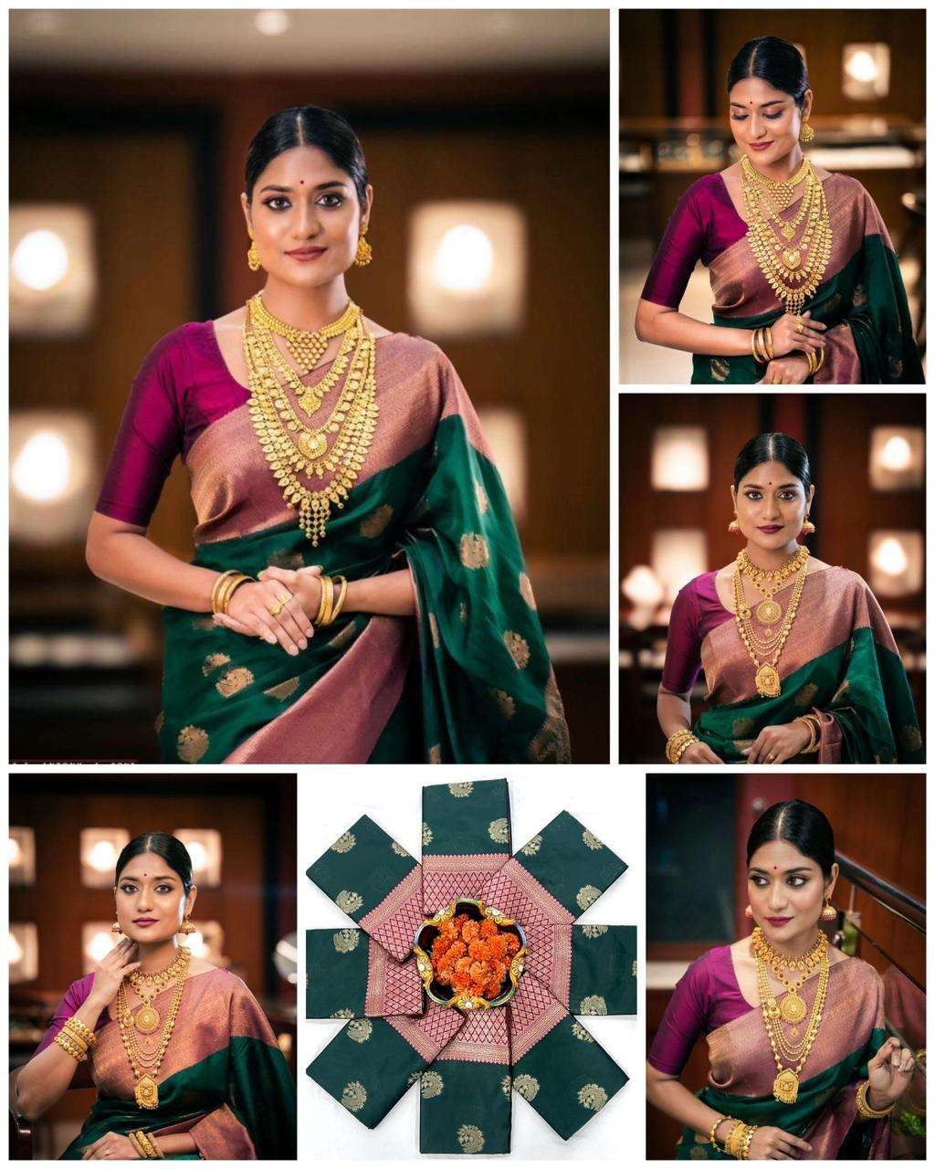 Soft Silk 6090 Lichi Silk Partywear sarees wholesale in Mumbai