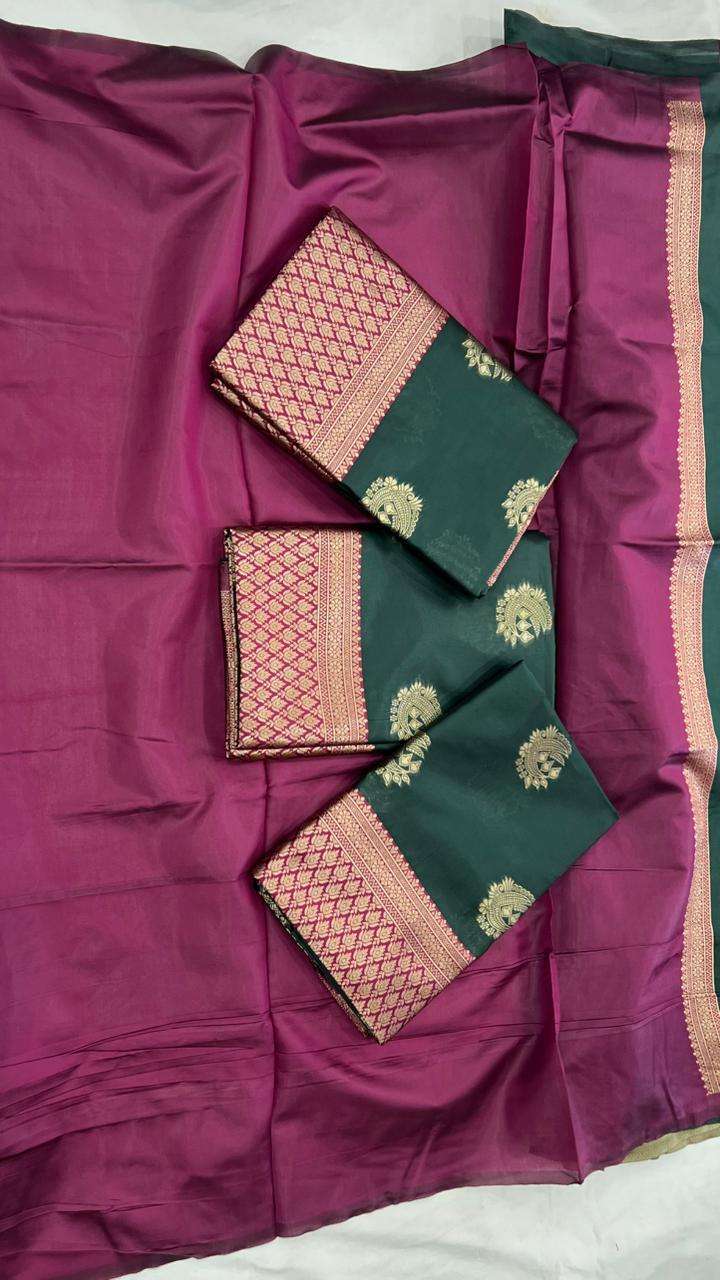 Soft Silk 6090 Lichi Silk Partywear sarees wholesale in Mumbai