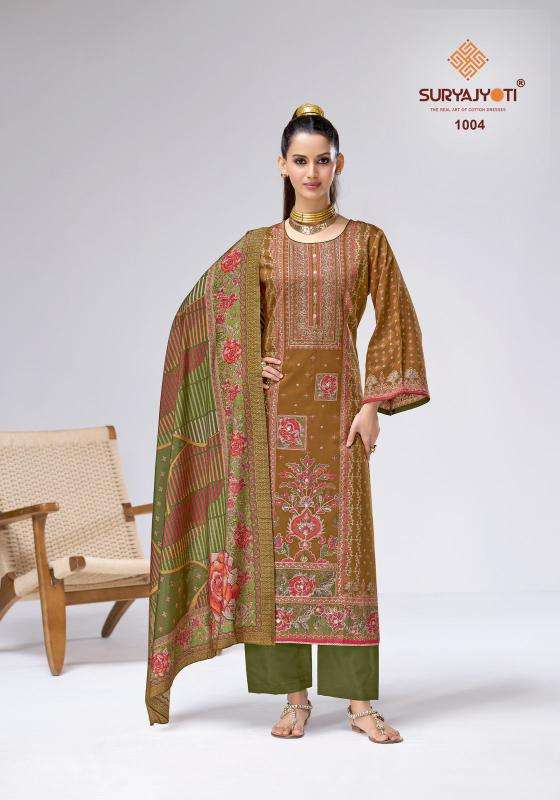 Suryajyoti charvi vol-1 wholesale dress material market in pune