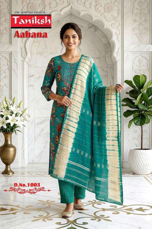 Taniksh aahana vol 1 Printed kurti exporter