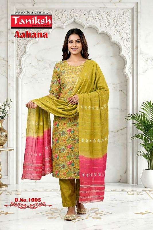 Taniksh aahana vol 1 Printed kurti exporter