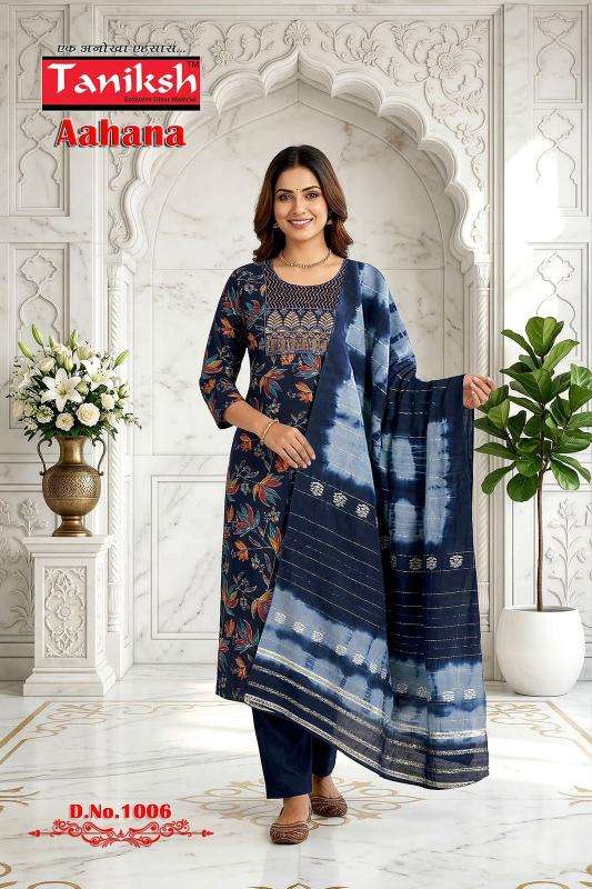 Taniksh aahana vol 1 Printed kurti exporter