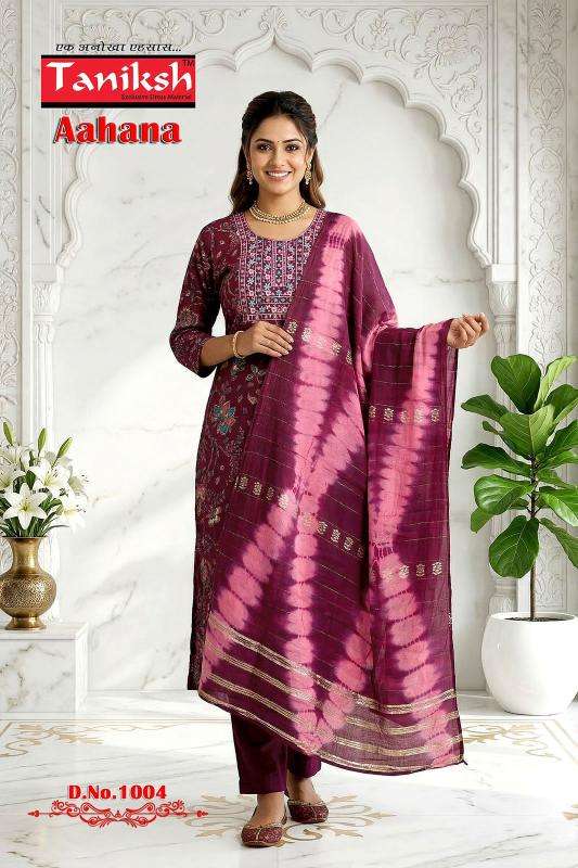 Taniksh aahana vol 1 Printed kurti exporter