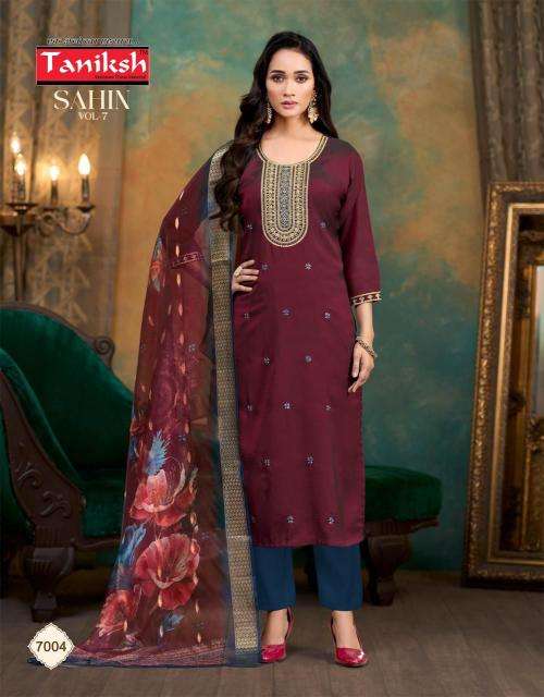 Taniksh sahin vol 7 Wholesale kurtis in Kolkata