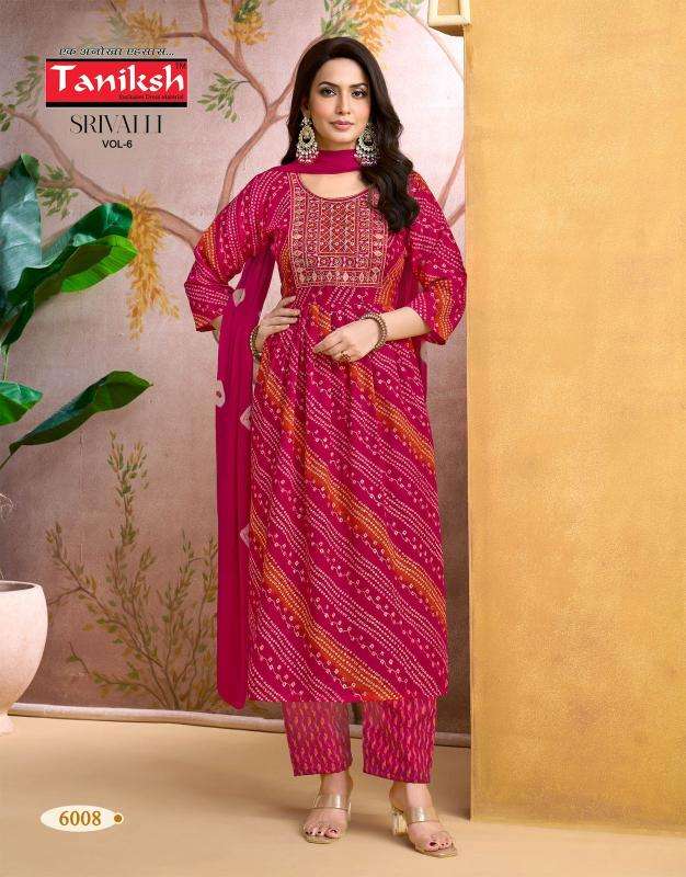 Taniksh srivalli vol 6 Surat kurti exporters