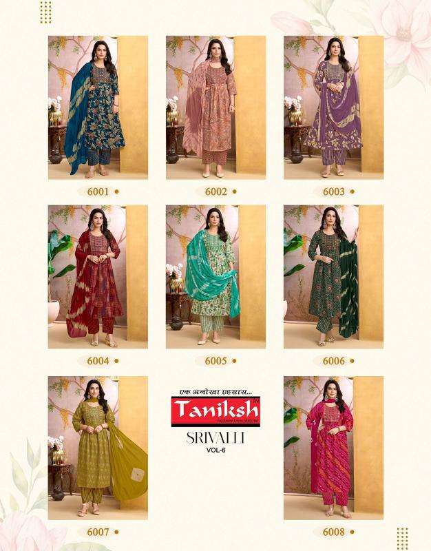 Taniksh srivalli vol 6 Surat kurti exporters
