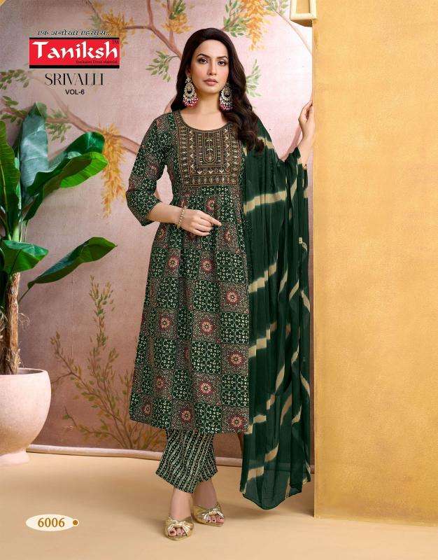 Taniksh srivalli vol 6 Surat kurti exporters