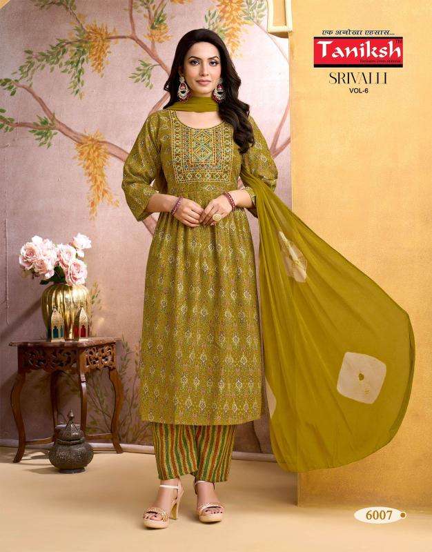 Taniksh srivalli vol 6 Surat kurti exporters